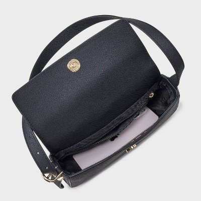 A New Day Flap Shoulder Bag - A New Day™ Black: Shell, Adjustable Strap, Lightweight Design — фото 4