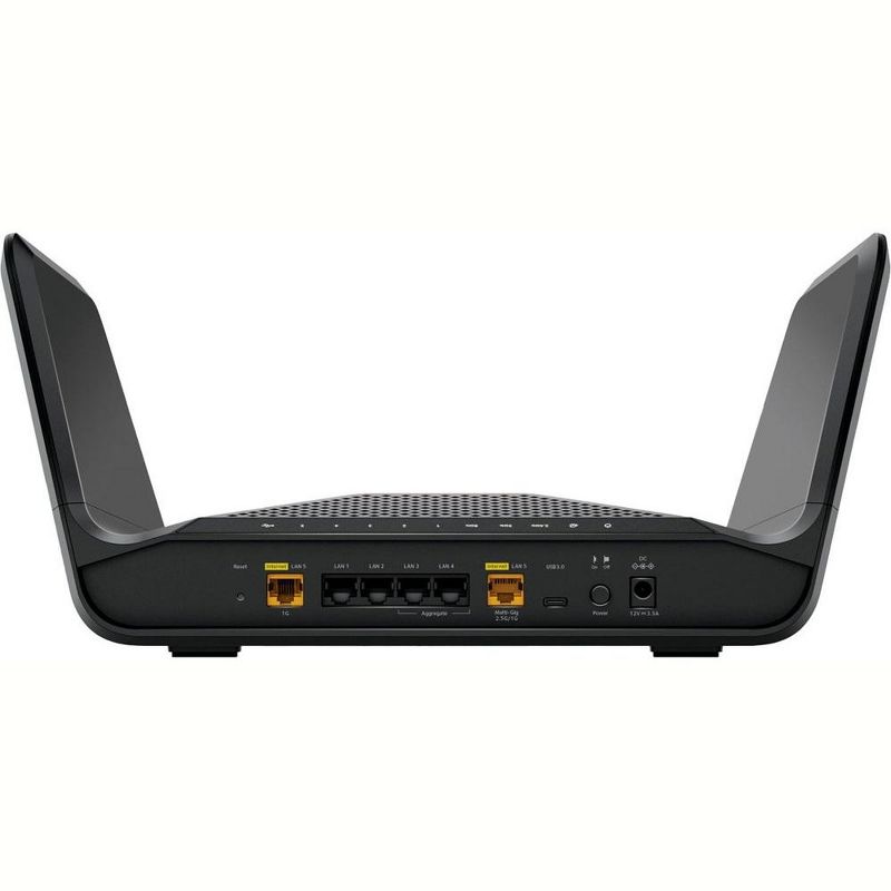 NETGEAR Nighthawk Wi-Fi 6E Router RAXE300 AXE7800 Tri-Band Wireless Black Manufacturer Refurbished, 5 of 7