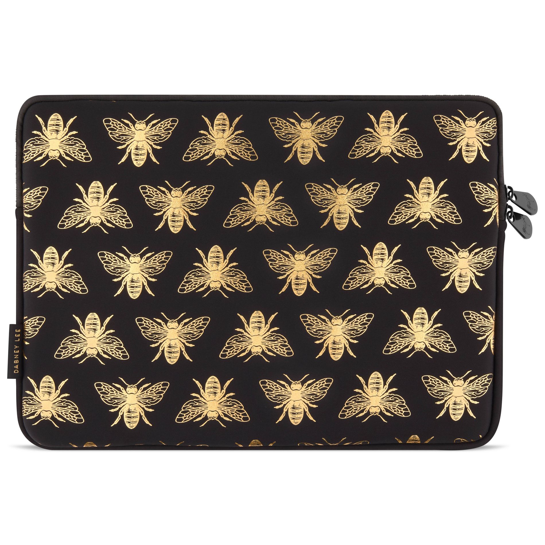 Dabney Lee Buzzfeed Bumble Bee Laptop Sleeve: Neoprene, Botanical Pattern, Fits up to 14"