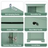 23-Inch Tall Corner Storage Cabinet with Door, 3 Drawers, Open Shelf & Adjustable Storage, Anti-Tip Device - 3 of 4