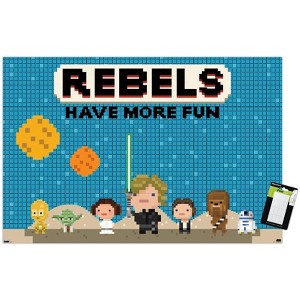 Trends International Star Wars: 8-Bit - Rebels Unframed Wall Poster Prints - 1 of 4