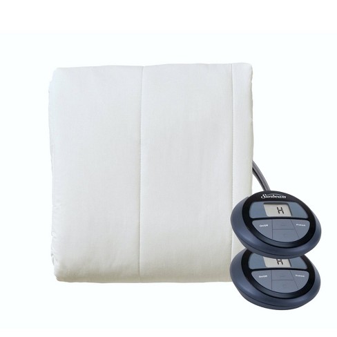 Sunbeam King Size Electric Heated Mattress Pad With Dual Digital  Controllers : Target