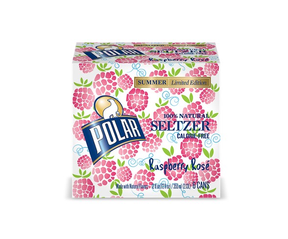 Polar Raspberry Rose Seltzer - 6pk/12 fl oz Cans