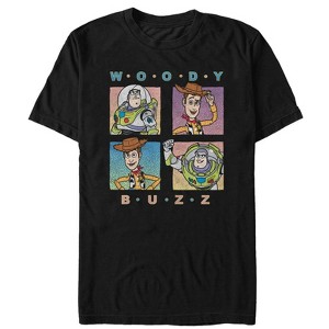 Men's Toy Story Buzz & Woody Box T-Shirt - 1 of 4