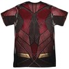 Popfunk Justice League Movie Flash Uniform Front-Back Print Adult Sublimated Costume T-Shirt - 2 of 4
