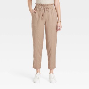 Women's High-Rise Tapered Ankle Pull-On Joggers - A New Day™ - 1 of 3