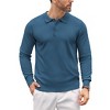 COOFANDY Men's Button Down Classic Knit Polo Golf Shirt - 4 of 4