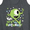 Women's - Disney - Mike Yay It's My Birthday Graphic Racerback Tank - 2 of 4
