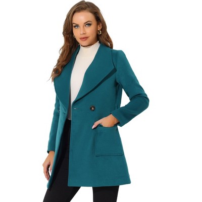 turquoise overcoat