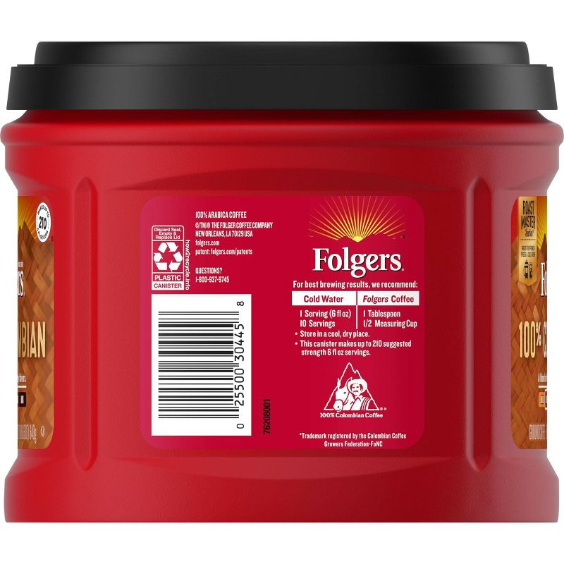 Folgers Colombian Roast Coffee 22.6oz, 6 of 12