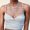 Silver Chains, Stainless Steel Cuban Link/Rope/Box/Figaro/Square Rolo/Wheat Chain Necklace Set for Women - 3 of 4
