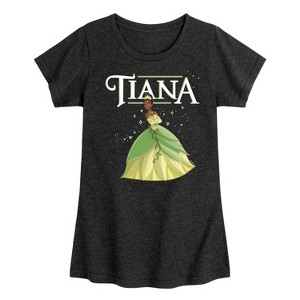 Girls' - Disney Princess - Tiana The Princess and the Frog Fitted Short Sleeve Graphic T-Shirt - 1 of 4