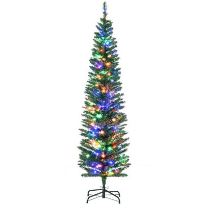 TopComfy Christmas Tree Stands Artificial Christmas Tree with Realistic Branches Christmas Interior Decor for Living Room, Green, 31.52"*6.7"*7.09"