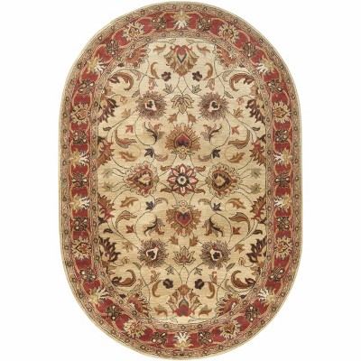 Hauteloom Cherryfield Hand Tufted Brown & Rust 1001 Wool Rug