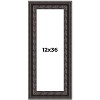 PosterPalooza | Panoramic 3.5" Wide Ornate Black Frame - UV Acrylic, Foam Board Backing, Hanging Hardware - 2 of 4