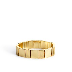Vera Bradley Women's Outlet 14k Gold Plated Gold Stretch Bracelet - 1 of 2