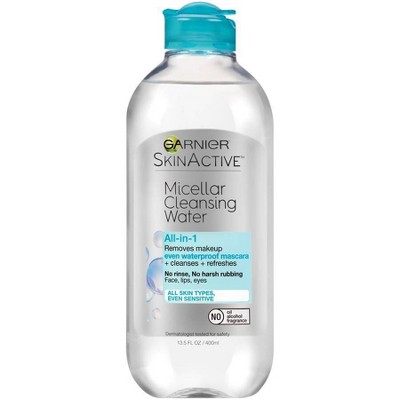 Skinactive Micellar Cleansing Water - Waterproof Makeup Target