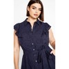 Women's Plus Size Casey Dress - navy | CITY CHIC - image 3 of 4