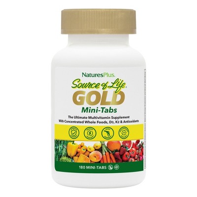Source of Life GOLD Mini Tabs by Nature's Plus  -  180 Tablet