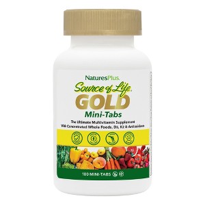 Source of Life GOLD Mini Tabs by Nature's Plus  -  180 Tablet - 1 of 3
