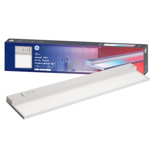 GE Household Lighting 24" Undercabinet Light Fixture: LED, 1500 Lumens, 3000K, Multicolored, Push Button, Plastic, 5-Year Warranty - 1 of 4