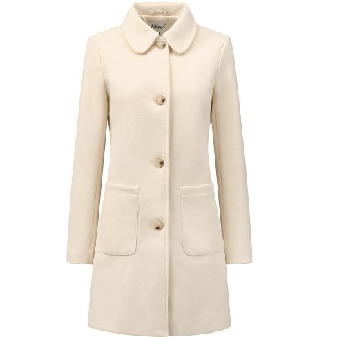 Inspire Chic Women s Turn Down Collar Single Breasted Winter Outwear Overcoat Target
