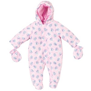 Disney Minnie Mouse Baby Girls Outerwear Pram Suit Newborn to Infant  - 1 of 4