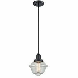 Oxford - 1 Light Stem Hung Mini Pendant In Traditional Style-8 Inches Tall and 7.5 Inches Wide - 1 of 1