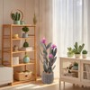 36 Inch Artificial Cactus Plant, Faux Cactus Potted Plant with Flower, Realistic Fake Cacti Saguaro for Home Office Decor, Low Maintenance - 2 of 4