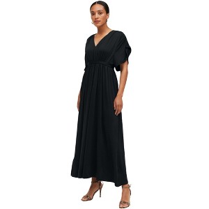 ellos Plus Size Knit Tie-Back Maxi - 1 of 4