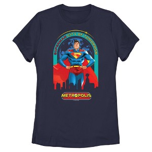 Womens Superman City of Tomorrow T Shirt - 1 of 4