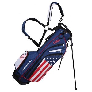 Prosimmon Golf DRK 7 inch  Lightweight Golf Stand Bag with Dual Straps - USA Flag - 1 of 4