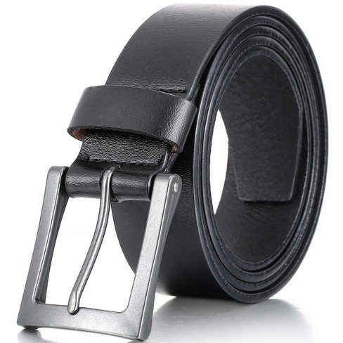 Mio Marino  Men's Intrepid Casual Prong Belt - Deep Charcoal, Size: 36  (waist: 34) : Target