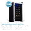 Newair Freestanding 27 Bottle Compressor Wine Fridge in Stainless Steel, Adjustable Chrome Racks and Exterior Digital Thermostat - 4 of 4