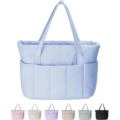 Narwey Puffer Tote Bag for Women Work with Laptop Compartment