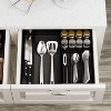 LunaLulinlk 7 Component Expandable Utensil Drawer Organizer Cutlery Tray Silverware Flatware Storage Divider - 4 of 4