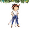 Collections Etc Betty Boop Swinging Legs Christmas Ornament - 2 of 2