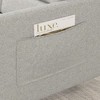 CAVINAS Convertible Pull-Out Sleeper Sofa, Loveseat Sofa Bed with Pull-out Bed, Adjsutable Back and 2 Arm Pocket, Couches for Living Room - 3 of 4