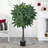 HomeStock  4.25 ft. Artificial Tree in Pot for Indoor/Outdoor - 2 of 3