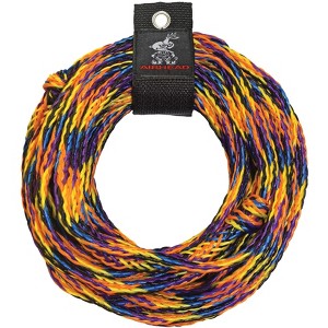 AIRHEAD AHTR-60 60 Foot Length 2375 Pound Tensile Strength 2 Rider Tube Tow Rope - 1 of 4