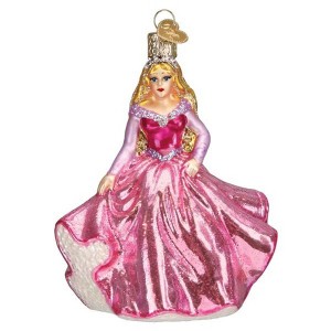 Old World Christmas 4.5 Inch Princess Fairy Tale Pink Dress Tree Ornaments - 1 of 3