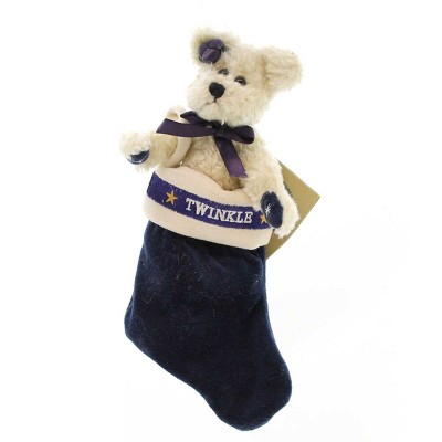 Boyds Bears Plush 5.5" Andrei Berriman Christmas Stocking Bear  -  Decorative Figurines