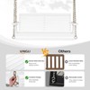 VINGLI 4 FT Outdoor Porch Swing, Heavy Duty 880 LBS Patio Hanging Swing Bench with Chains for Yard, Garden - 4 of 4