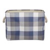 Design Imports Polyester Bin Tri Color French Blue Rectangle Medium 16X10X12 - 2 of 4