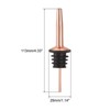 Unique Bargains Stainless Steel Leakproof Odorless Liquor Pourers with Tapered Spout 4 Pcs - 2 of 4