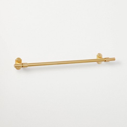 Elements of Design Milano 18-in Antique Brass Wall Mount Single Towel Bar  in the Towel Bars department at