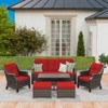 UPTIOT 6-Piece Outdoor Patio Conversation Set - 2 of 4