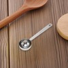 Unique Bargains Measuring Cups 30ml Large Measuring Spoon with Graduated Handle Dishwasher Safe Stainless Steel Silver Tone 1Pc - 2 of 4
