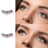 Unique Bargains 3D Mixed Color False Eyelashes Colorful 5 Pair - 2 of 4