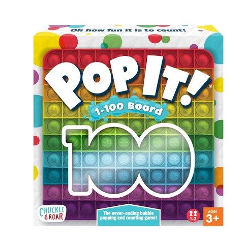 Chuckle & Roar Pop It 1-100 Fidget and Sensory Toy - image 1 of 4